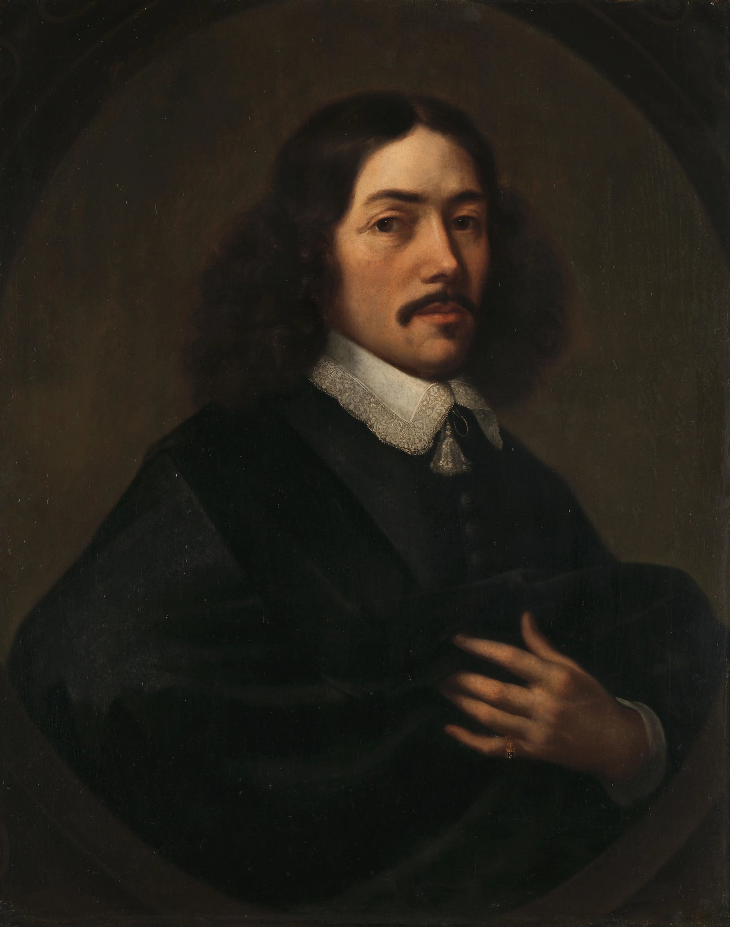 Portrait of a Man – attributed to Dirck Craey Vintage Portrait Art Print | Wall Art Poster