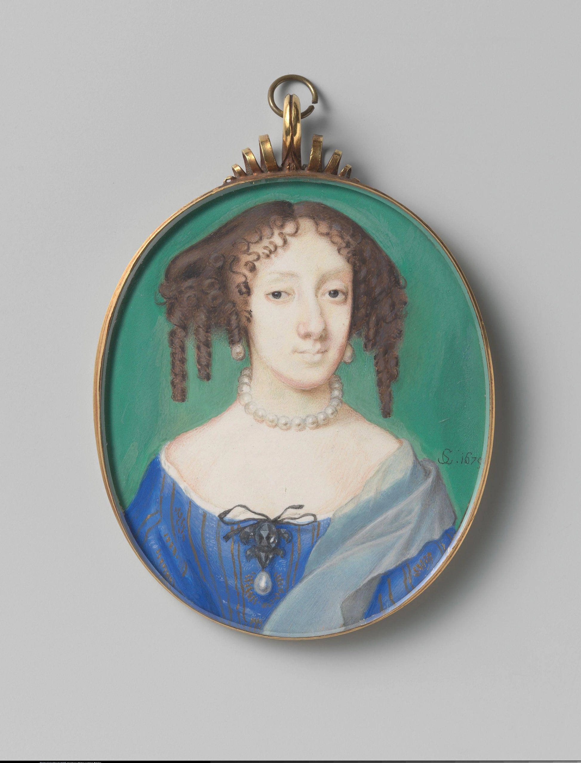 Portrait of Henrietta, Duchess of Orléans – Samuel Cooper Vintage Portrait Art Print | Wall Art Poster