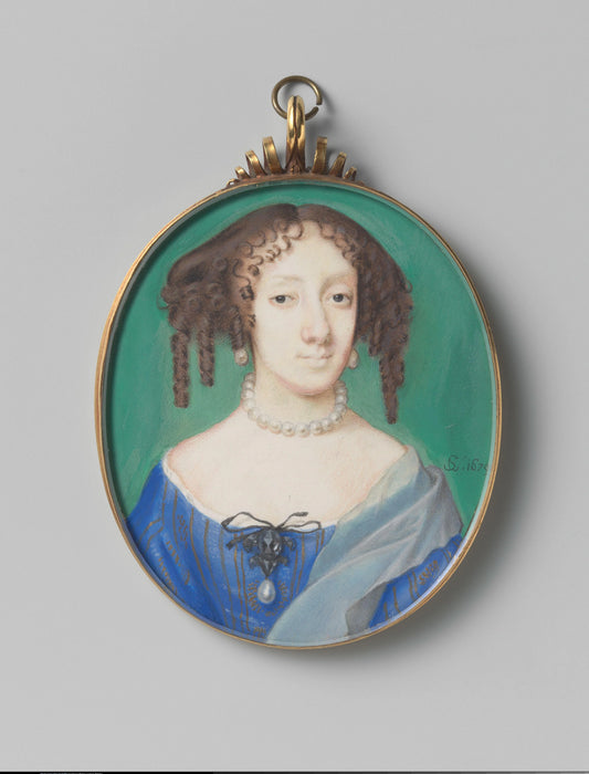 Portrait of Henrietta, Duchess of Orléans – Samuel Cooper Vintage Portrait Art Print | Wall Art Poster