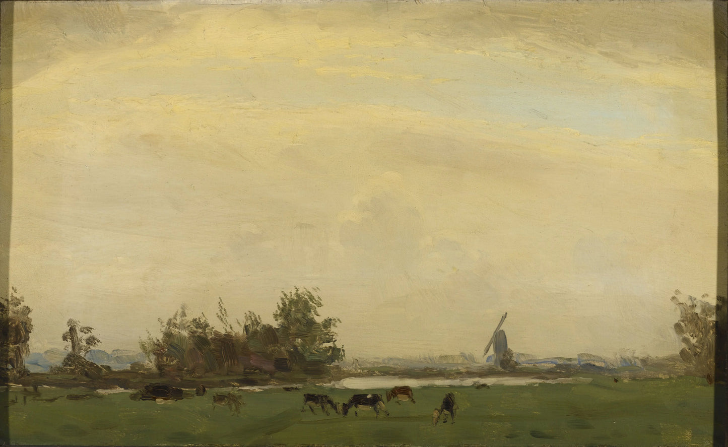 Meadow Landscape on the Spaarne – Gerrit Willem Dijsselhof Vintage Landscape Art Print | Wall Art Poster