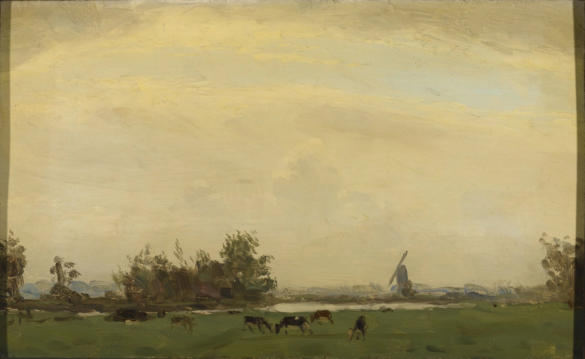 Meadow Landscape on the Spaarne – Gerrit Willem Dijsselhof Vintage Landscape Art Print | Wall Art Poster