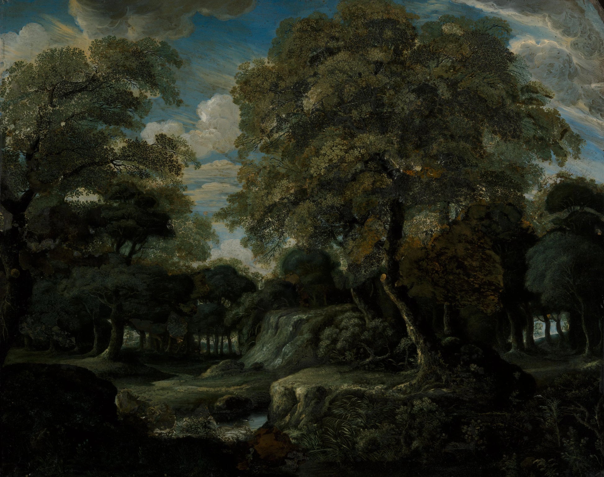 View in the Woods – Jan van der Heyden Vintage Landscape Art Print | Wall Art Poster