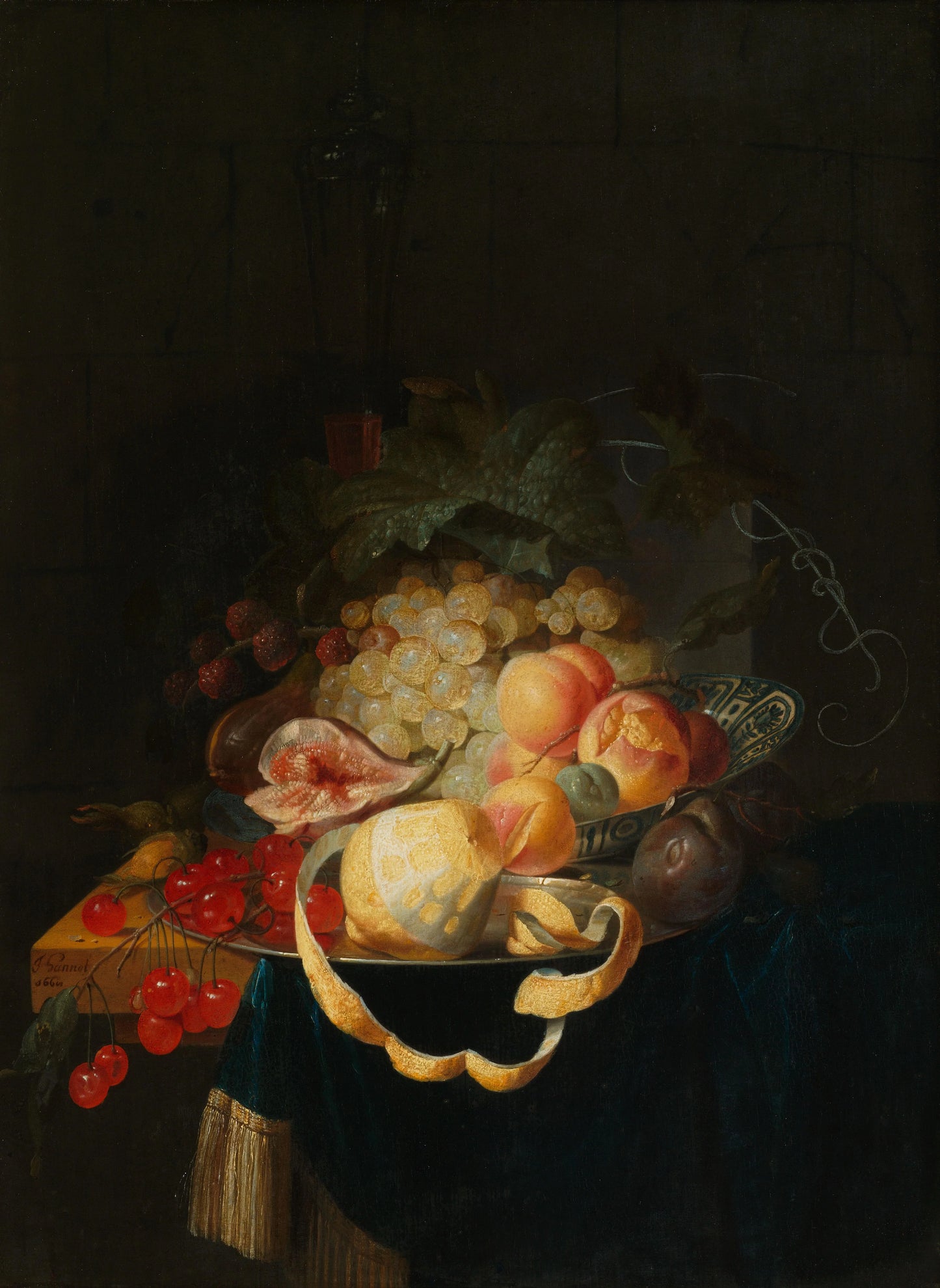 Still Life with Fruit – Johannes Hannot Vintage Still Life Art Print | Wall Art Poster
