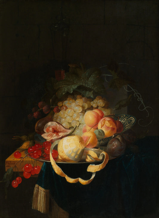 Still Life with Fruit – Johannes Hannot Vintage Still Life Art Print | Wall Art Poster