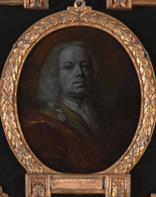 Portrait of Frans Greenwood, Miniaturist, Glass Engraver and Poet in Dordrecht – Aert Schouman Vintage Self-Portrait Art Print | Wall Art Poster