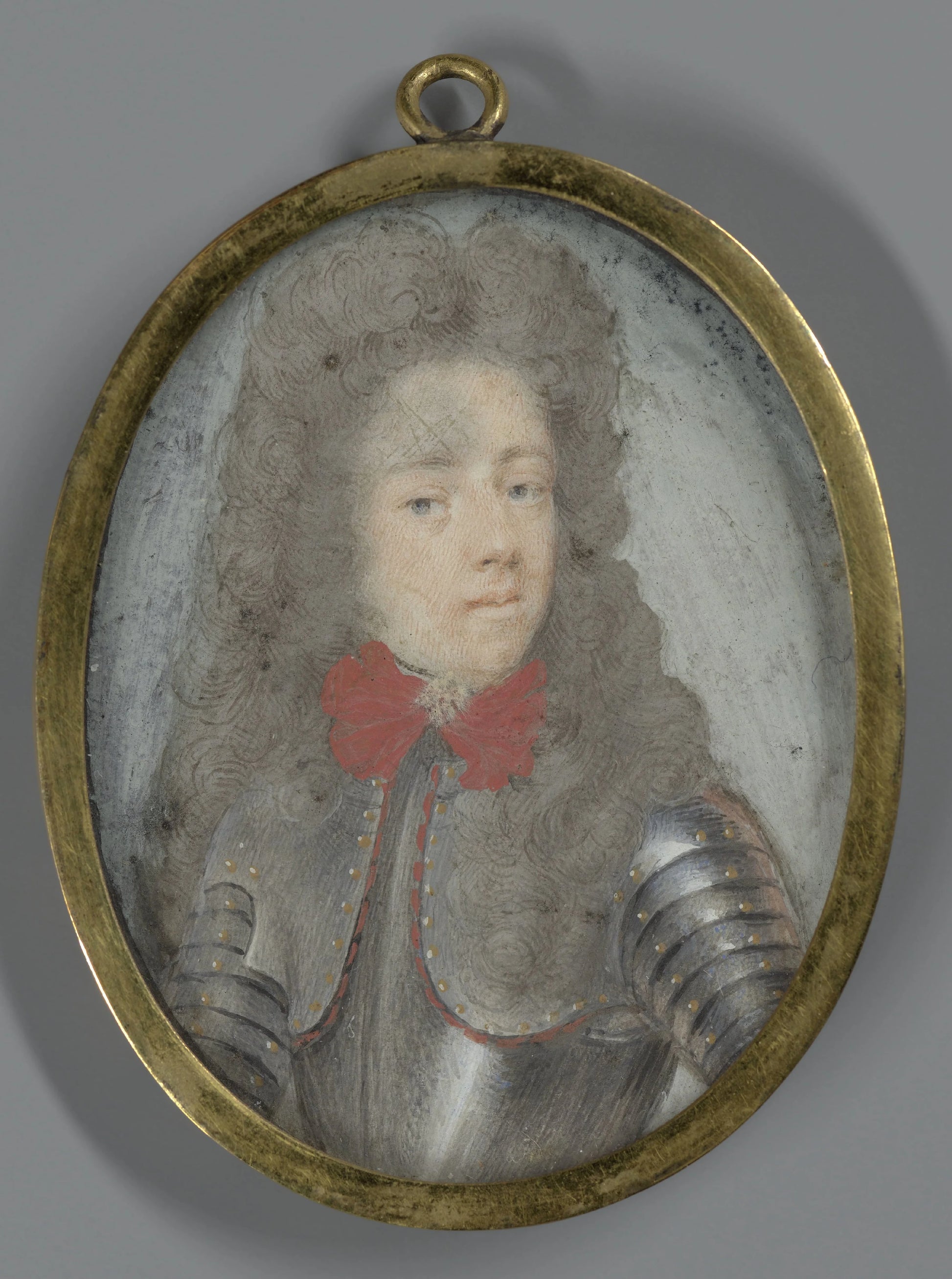 Portrait of Hendrik Casimir II (1657-96), Prince of Nassau-Dietz – toegeschreven aan Marie Duchatel Vintage Portrait Art Print | Wall Art Poster