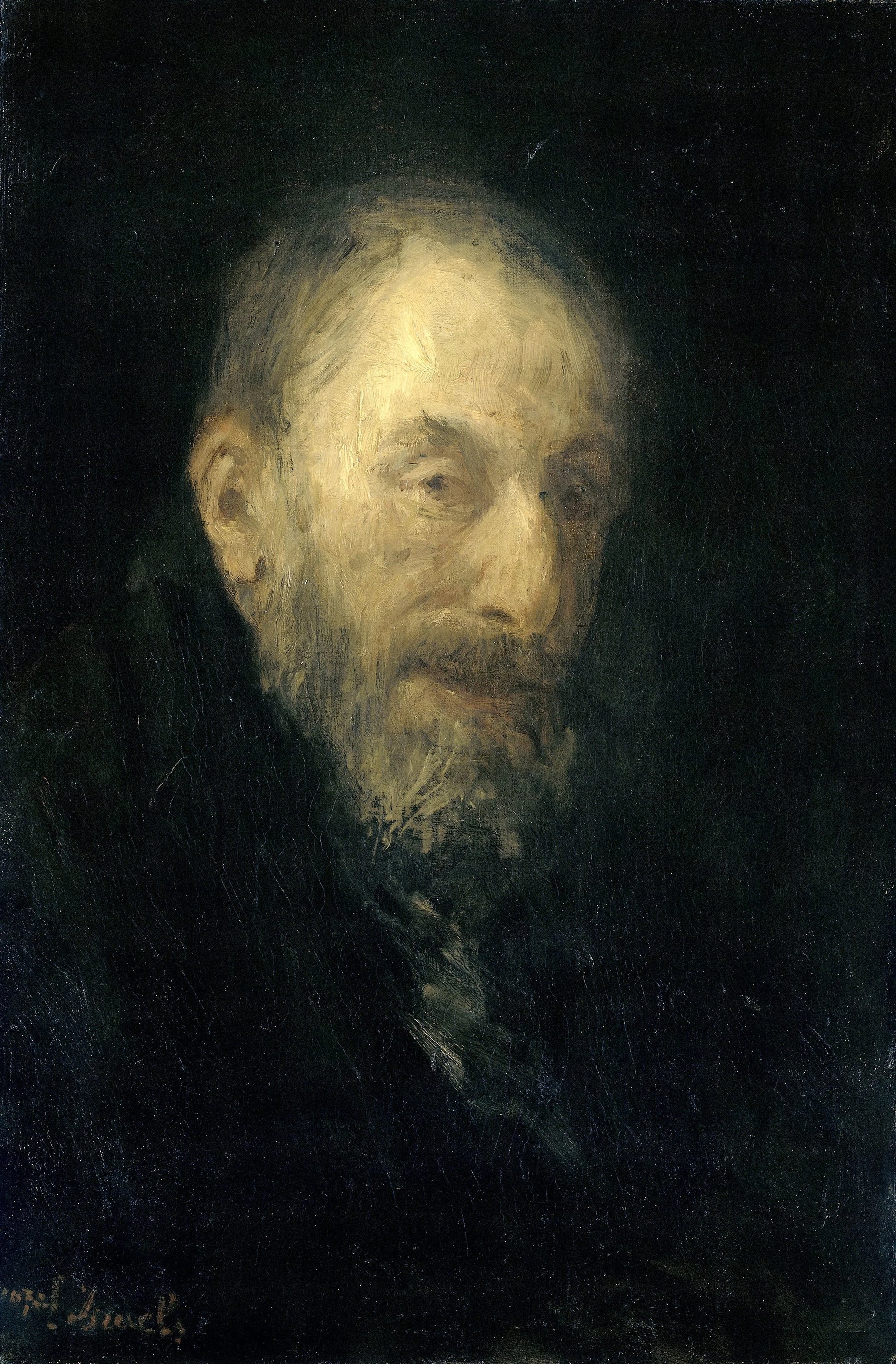 'Old Isaac' – Jozef Israëls Vintage Portrait Art Print | Wall Art Poster
