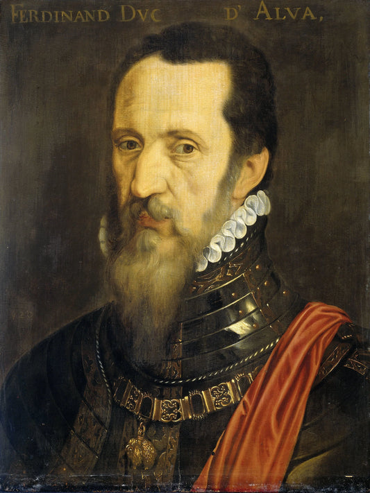 Portrait of Fernando Alvarez de Toledo, Duke of Alba – kopie naar Willem Key Vintage Portrait Art Print | Wall Art Poster