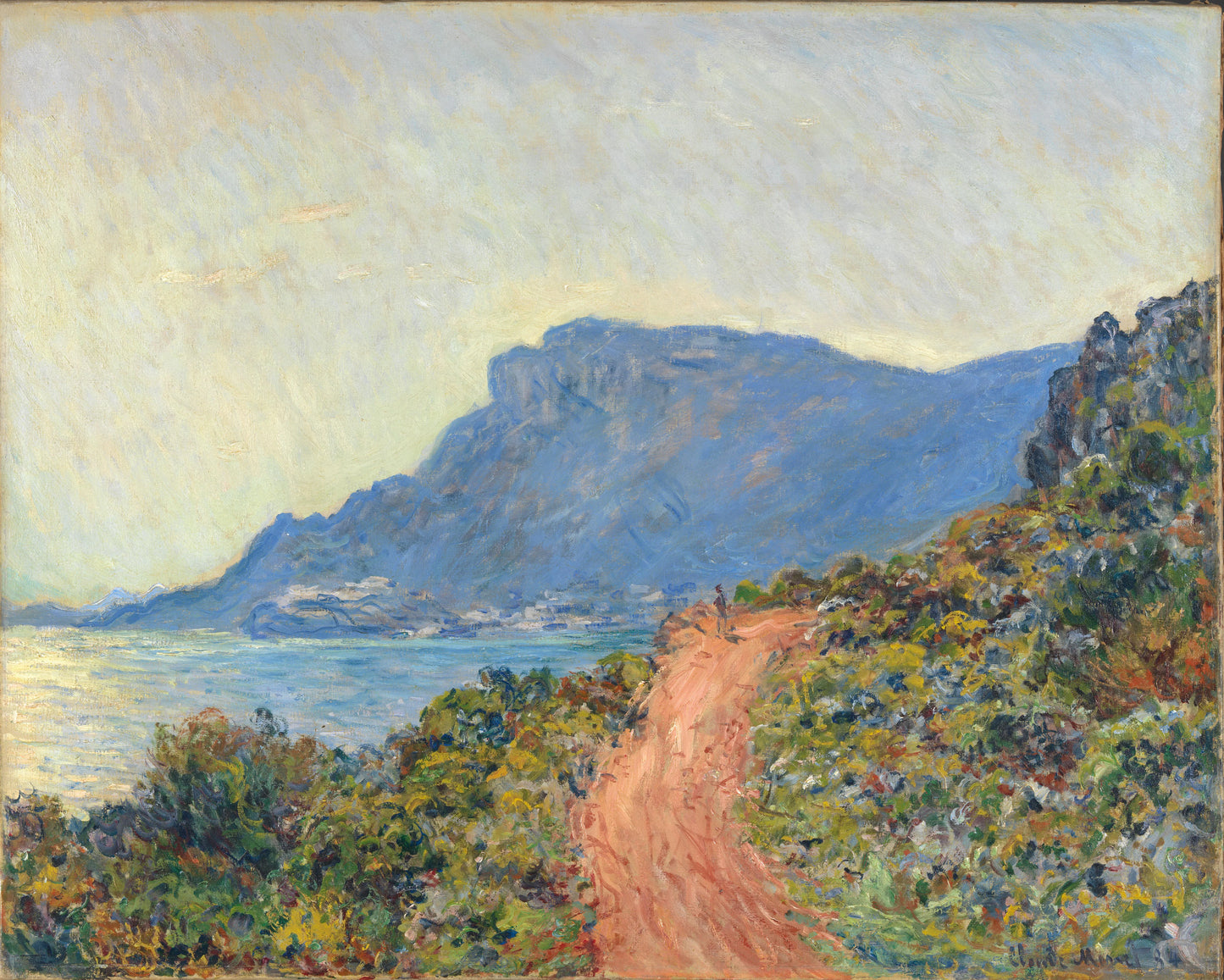 La Corniche near Monaco – Claude Monet Vintage Art Print | Wall Art Poster