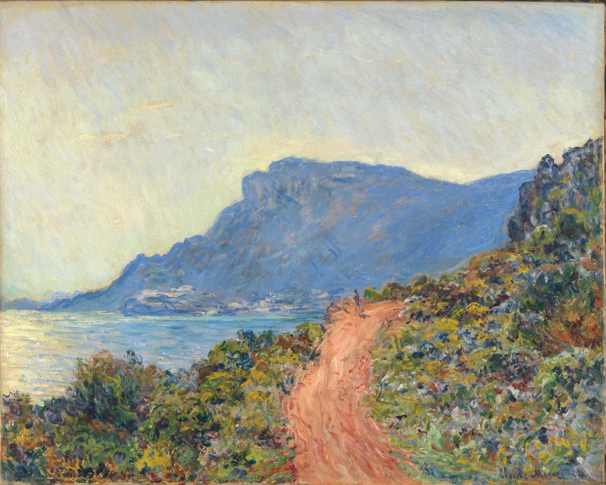 La Corniche near Monaco – Claude Monet Vintage Art Print | Wall Art Poster