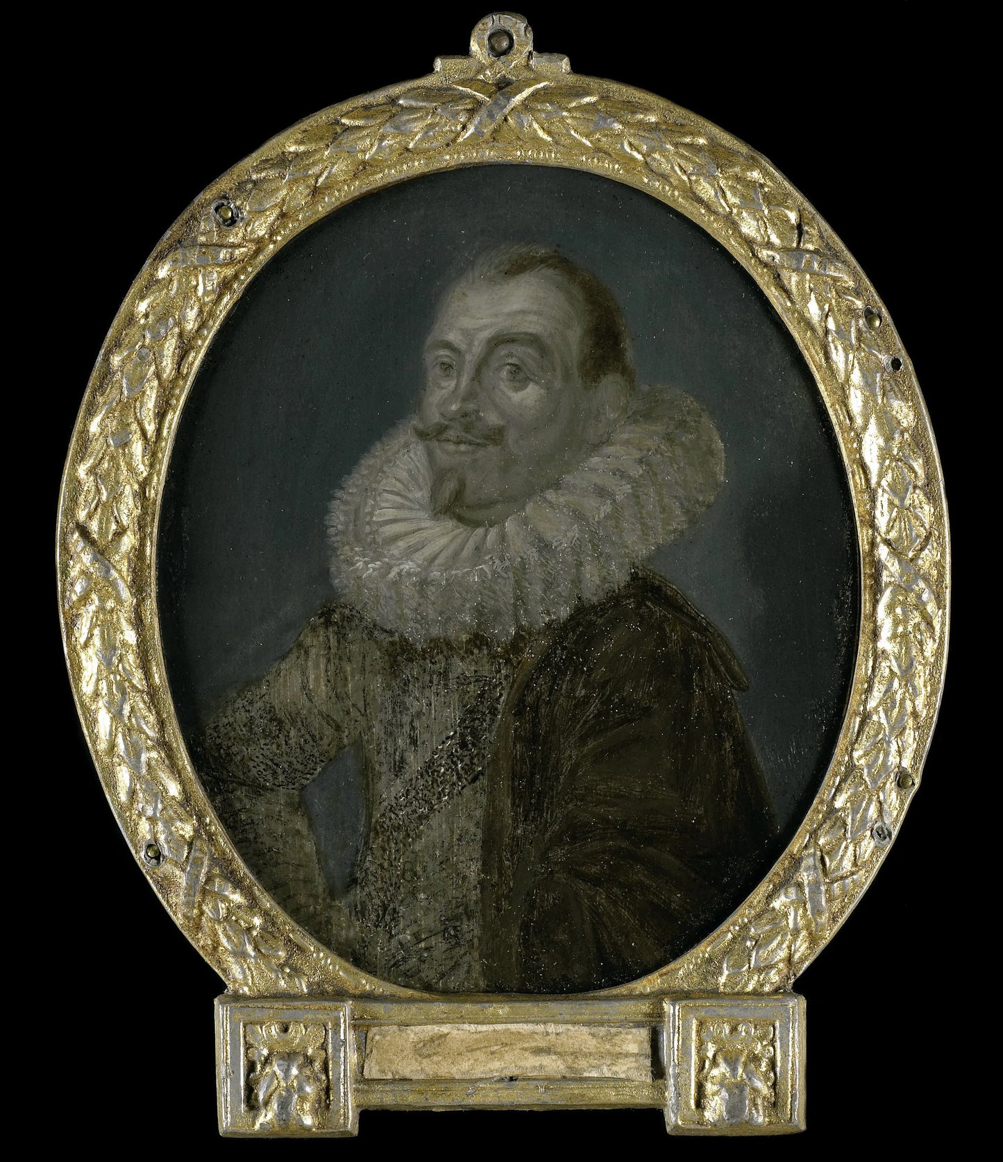 Portrait of Theodorus Rodenburgh, Diplomat and Dramatic Poet – Arnoud van Halen Vintage Portrait Art Print | Wall Art Poster