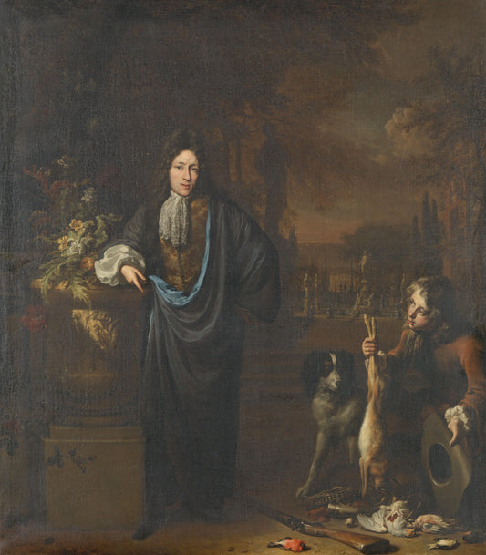 Portrait of Silvester van Tongeren – Jan Weenix Vintage Portrait Art Print | Wall Art Poster