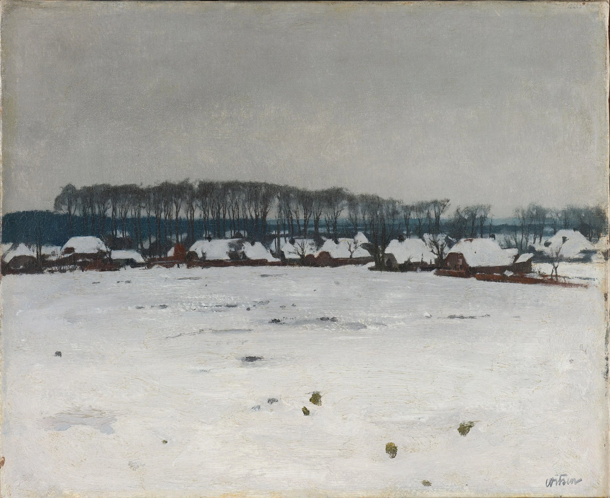 Winter Landscape – Willem Witsen Vintage Landscape Art Print | Wall Art Poster