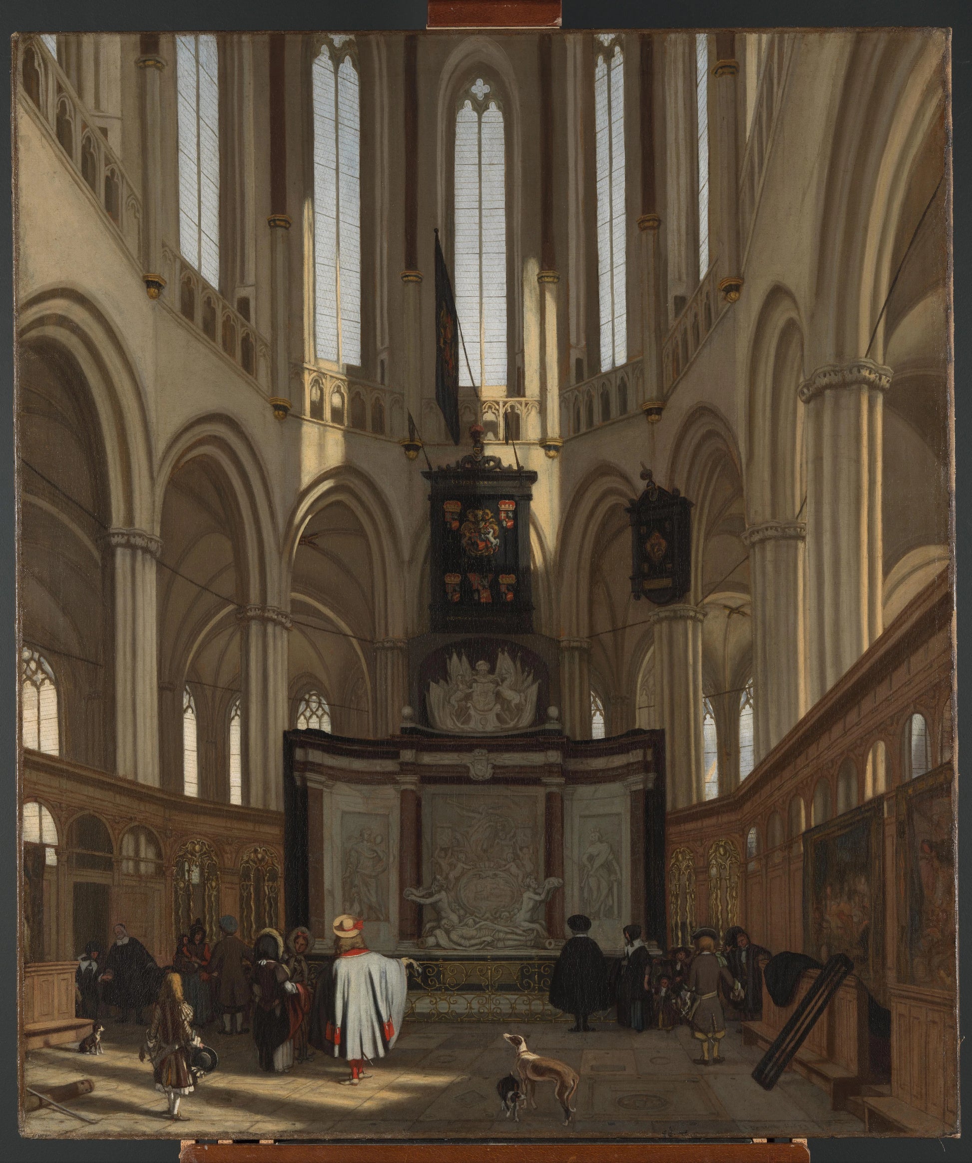 The Tomb of Michiel de Ruyter in the Nieuwe Kerk, Amsterdam – Emanuel de Witte Vintage Art Print | Wall Art Poster