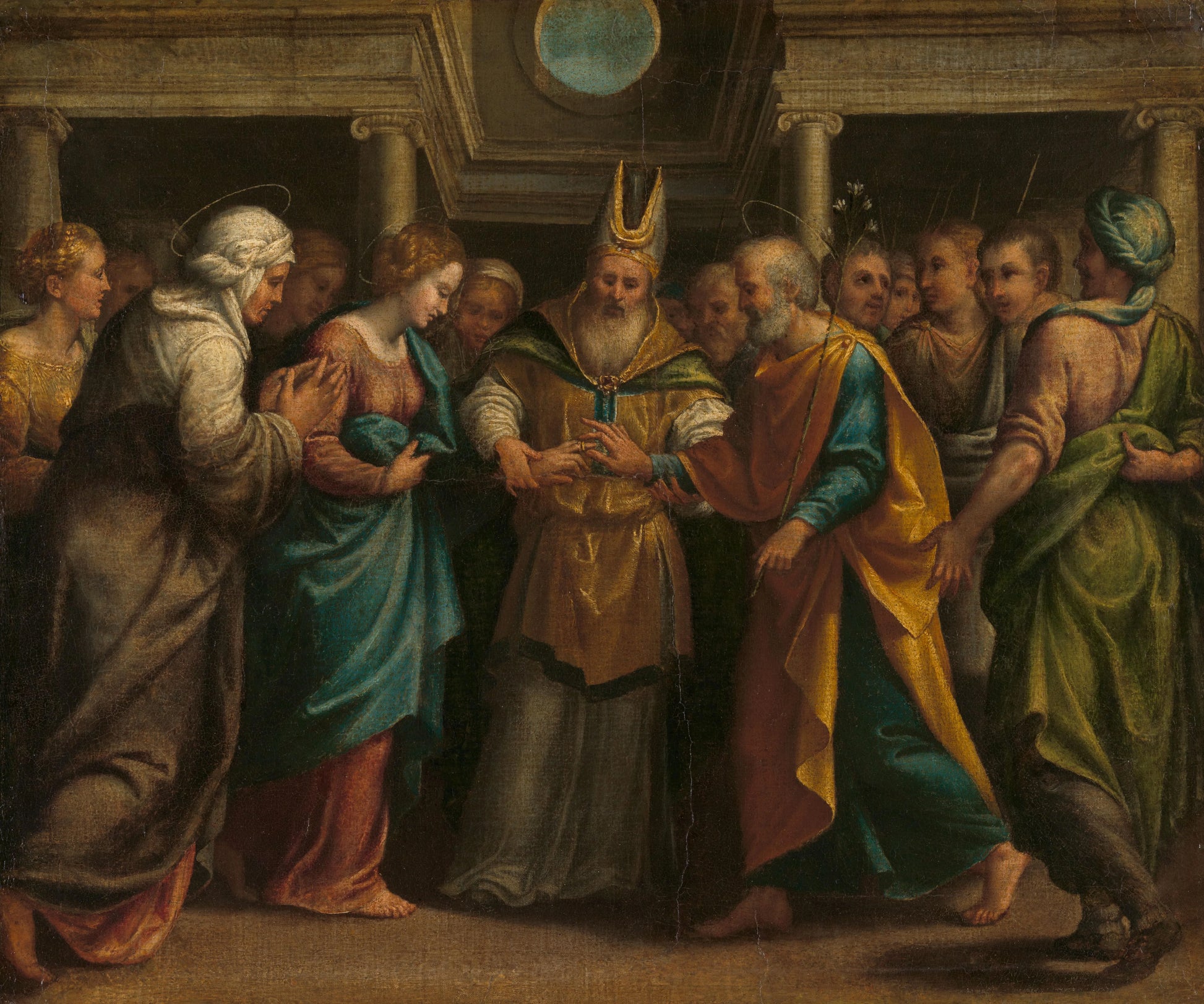 Marriage of Mary and Joseph – anonymous Vintage Art Print | Wall Art Poster