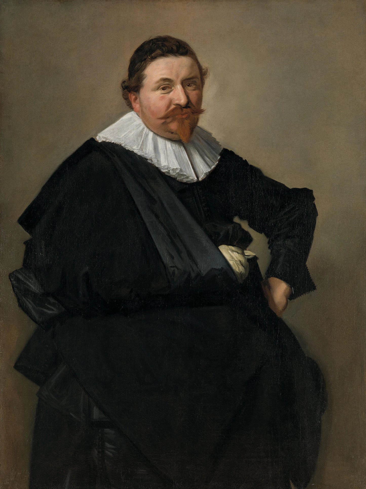 Portrait of Lucas de Clercq (c. 1593-1652) – Frans Hals Vintage Portrait Art Print | Wall Art Poster