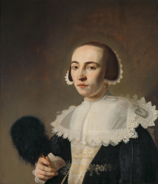 Portrait of a Woman – Pieter Dubordieu Vintage Portrait Art Print | Wall Art Poster