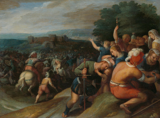 The Batavians Surround the Romans at Vetera – Otto van Veen Vintage Art Print | Wall Art Poster
