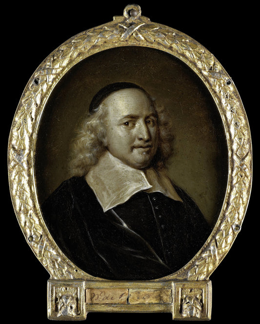 Portrait of Willem de Groot, Lawyer and Writer – Jan Maurits Quinkhard Vintage Portrait Art Print | Wall Art Poster