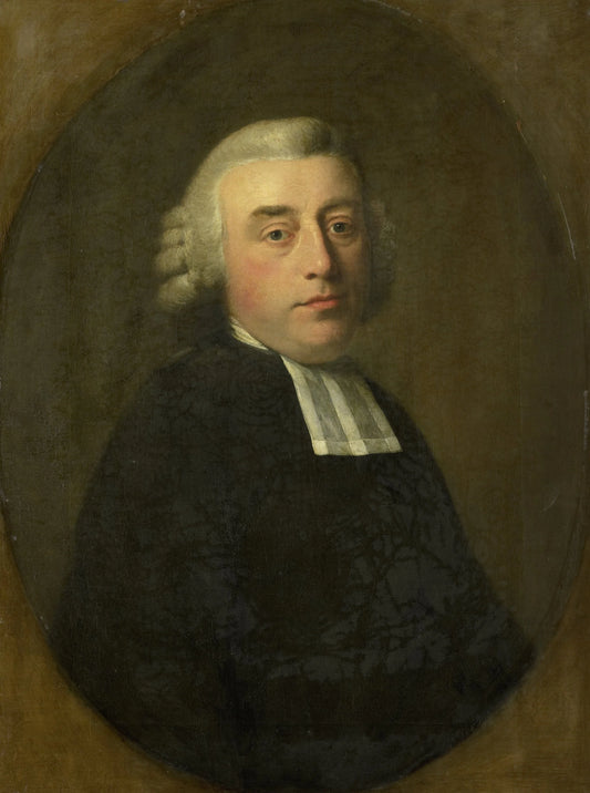 Portrait of Antonius Kuyper, Clergyman in Amsterdam – Johann Friedrich August Tischbein (vermeld op object) Vintage Portrait Art Print | Wall Art Poster