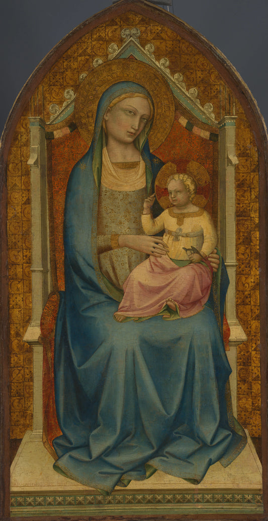 Virgin and Child – school of Lorenzo Monaco Vintage Art Print | Wall Art Poster
