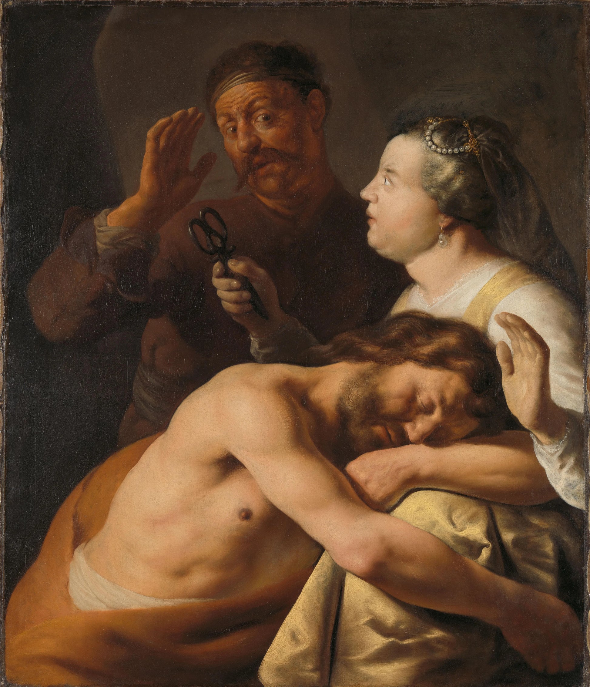 Samson and Delilah – Jan Lievens Vintage Art Print | Wall Art Poster