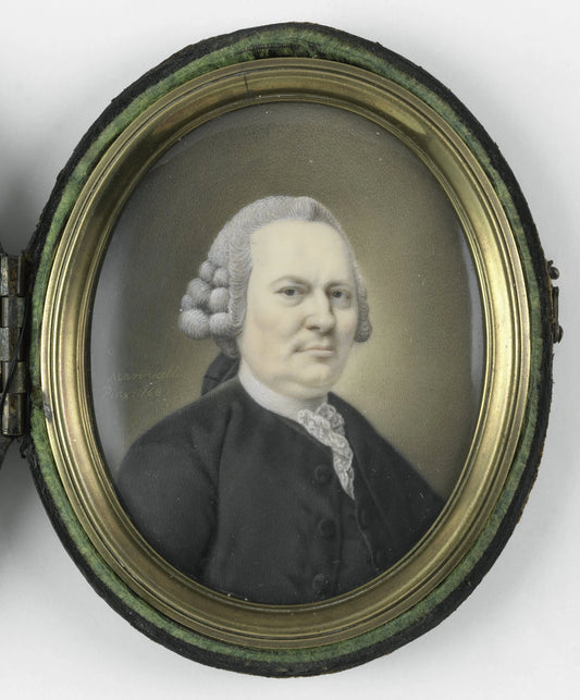 Portret van een man, misschien een lid van de familie Collot d'Escury of Van Rappard – Joseph Marinkel Vintage Portrait Art Print | Wall Art Poster