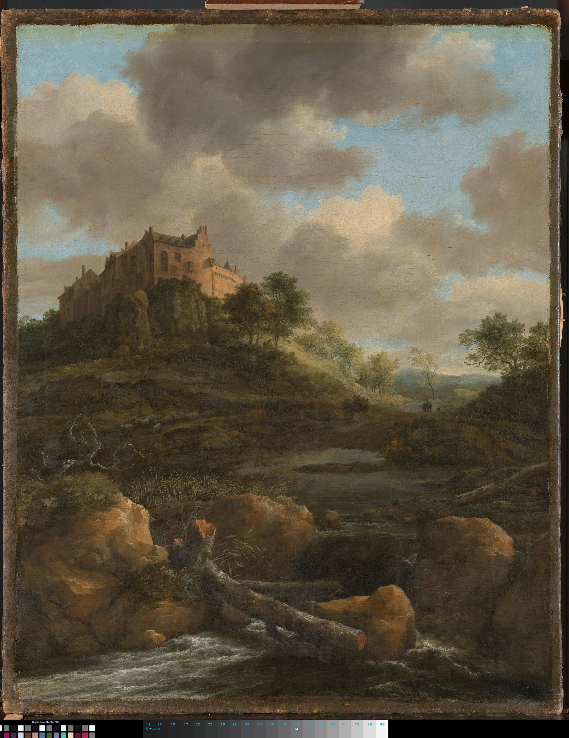 Bentheim Castle – Jacob Isaacksz van Ruisdael Vintage Landscape Art Print | Wall Art Poster