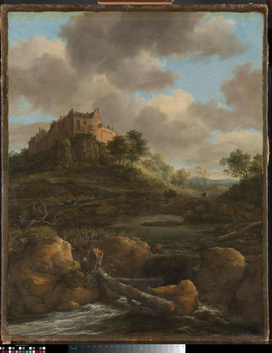 Bentheim Castle – Jacob Isaacksz van Ruisdael Vintage Landscape Art Print | Wall Art Poster