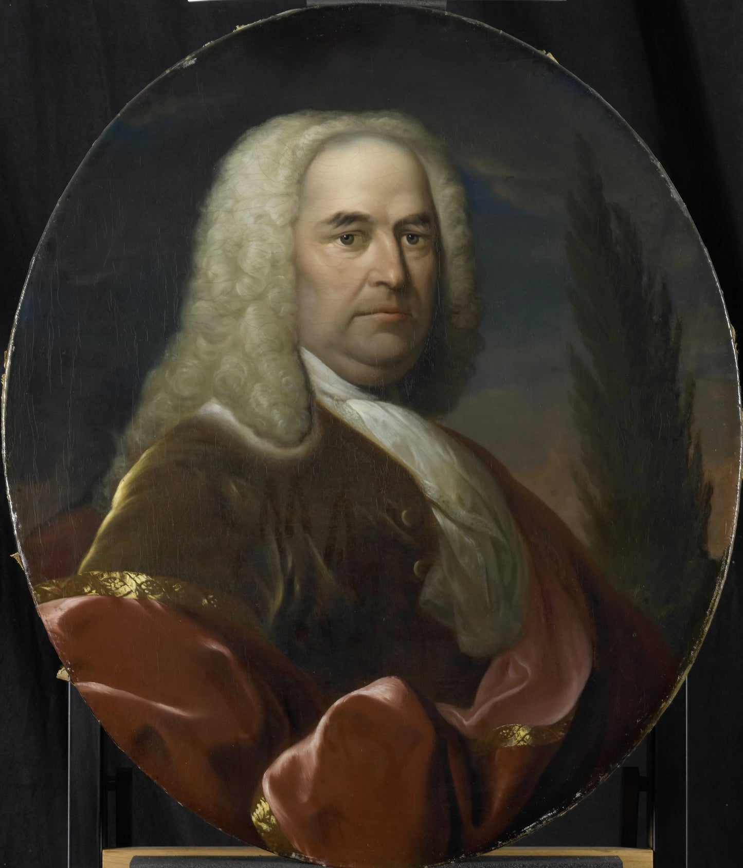 Portrait of Hugo du Bois, Director of the Rotterdam Chamber of the Dutch East India Company, elected 1734 – Dionys van Nijmegen Vintage Portrait Art Print | Wall Art Poster