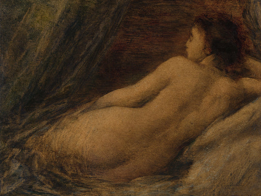 Reclining Nude – Henri Fantin-Latour Vintage Art Print | Wall Art Poster