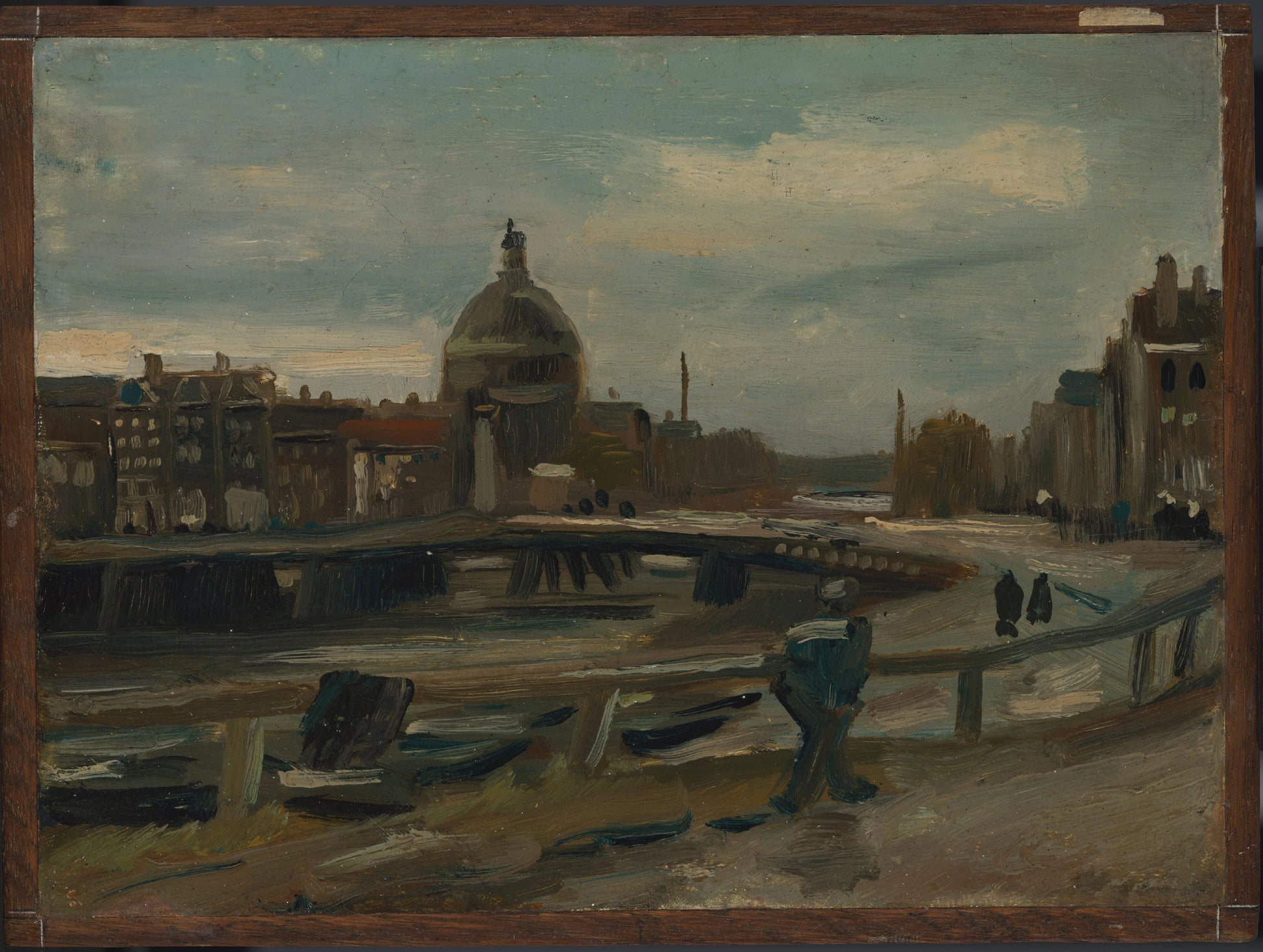 The Singel near the Lutheran Church in Amsterdam – Vincent van Gogh Vintage Art Print | Wall Art Poster