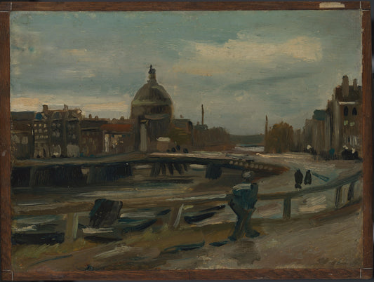 The Singel near the Lutheran Church in Amsterdam – Vincent van Gogh Vintage Art Print | Wall Art Poster