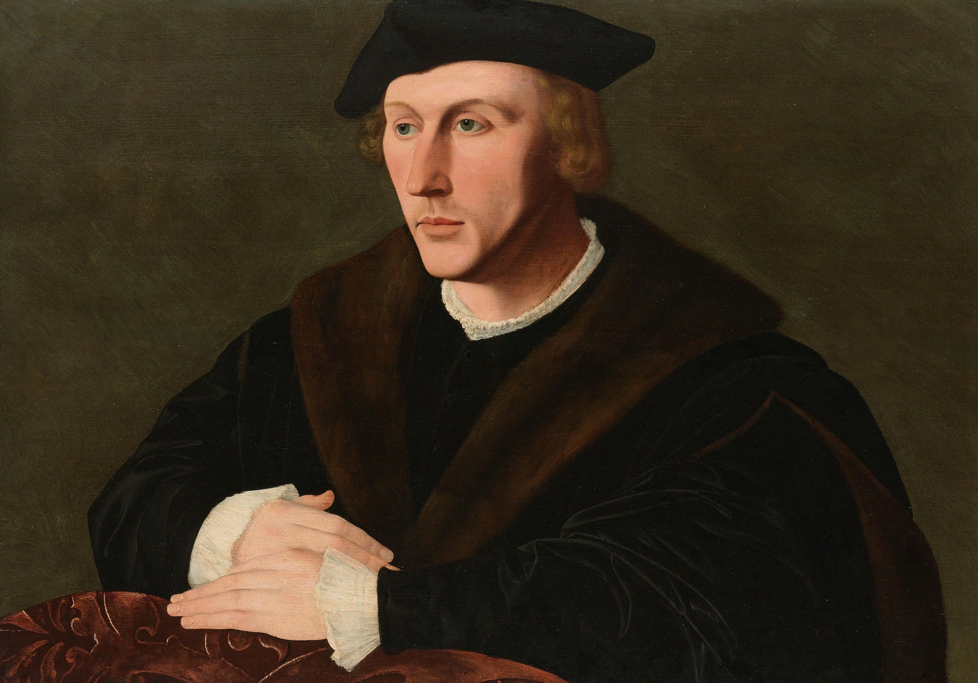 Portrait of Joris van Egmond – Jan van Scorel Vintage Portrait Art Print | Wall Art Poster