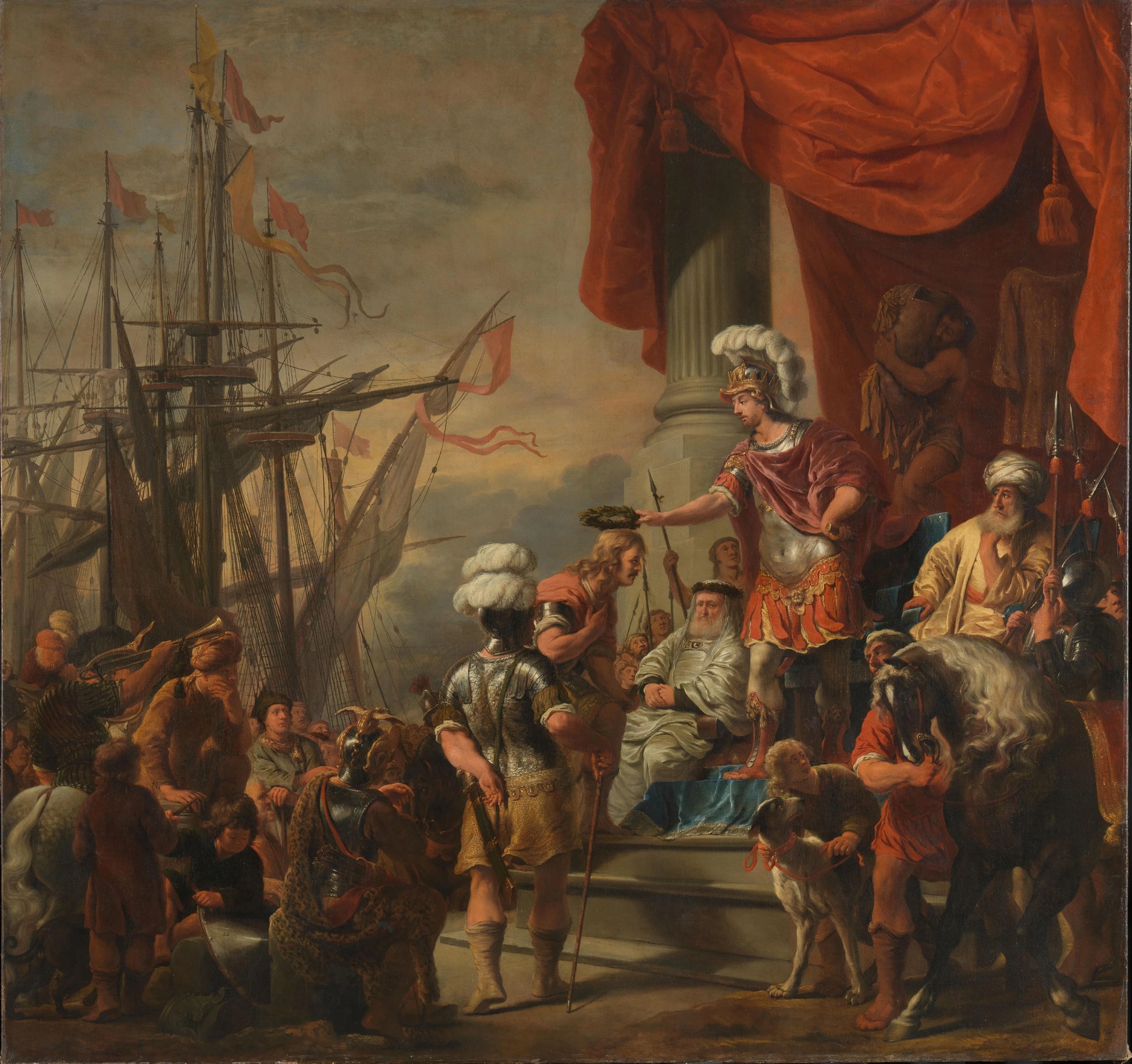 Aeneas at the Court of Latinus – Ferdinand Bol Vintage Art Print | Wall Art Poster
