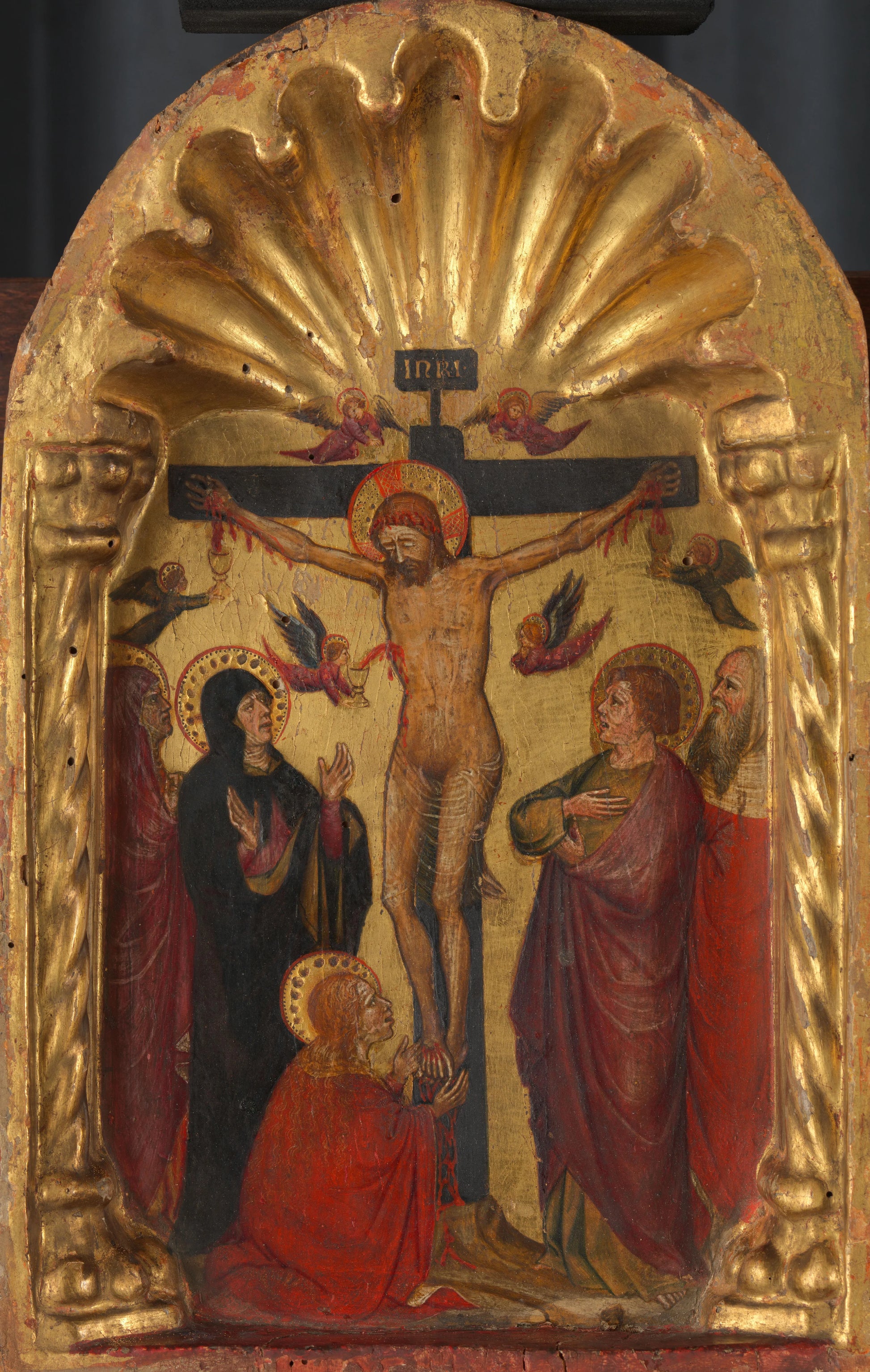 Crucifixion – follower of Altichiero da Verona Vintage Art Print | Wall Art Poster