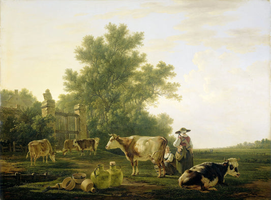 Milking Time – Jacob van Strij Vintage Art Print | Wall Art Poster