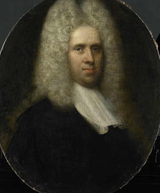 Portrait of Johan Arnold Zoutman, Husband of Anna Margaretha van Petcum – anonymous Vintage Portrait Art Print | Wall Art Poster