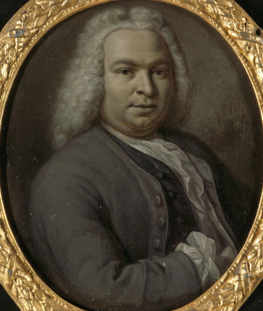 Portrait of Theodoor van Snakenburg (1695-1750). Leiden Jurist and Poet – Hieronymus van der Mij Vintage Portrait Art Print | Wall Art Poster
