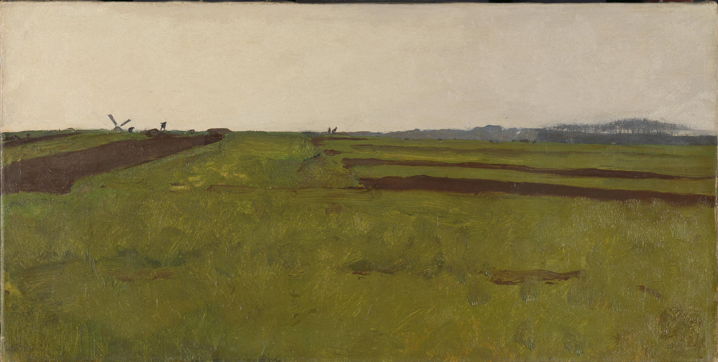 Landscape with fields – Willem Witsen Vintage Landscape Art Print | Wall Art Poster