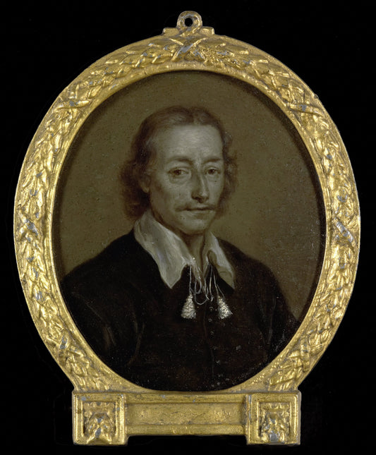 Portrait of Jacob Jacobsz Steendam, Poet and Historian in Amsterdam, New Amsterdam and Batavia – Jan Maurits Quinkhard Vintage Portrait Art Print | Wall Art Poster