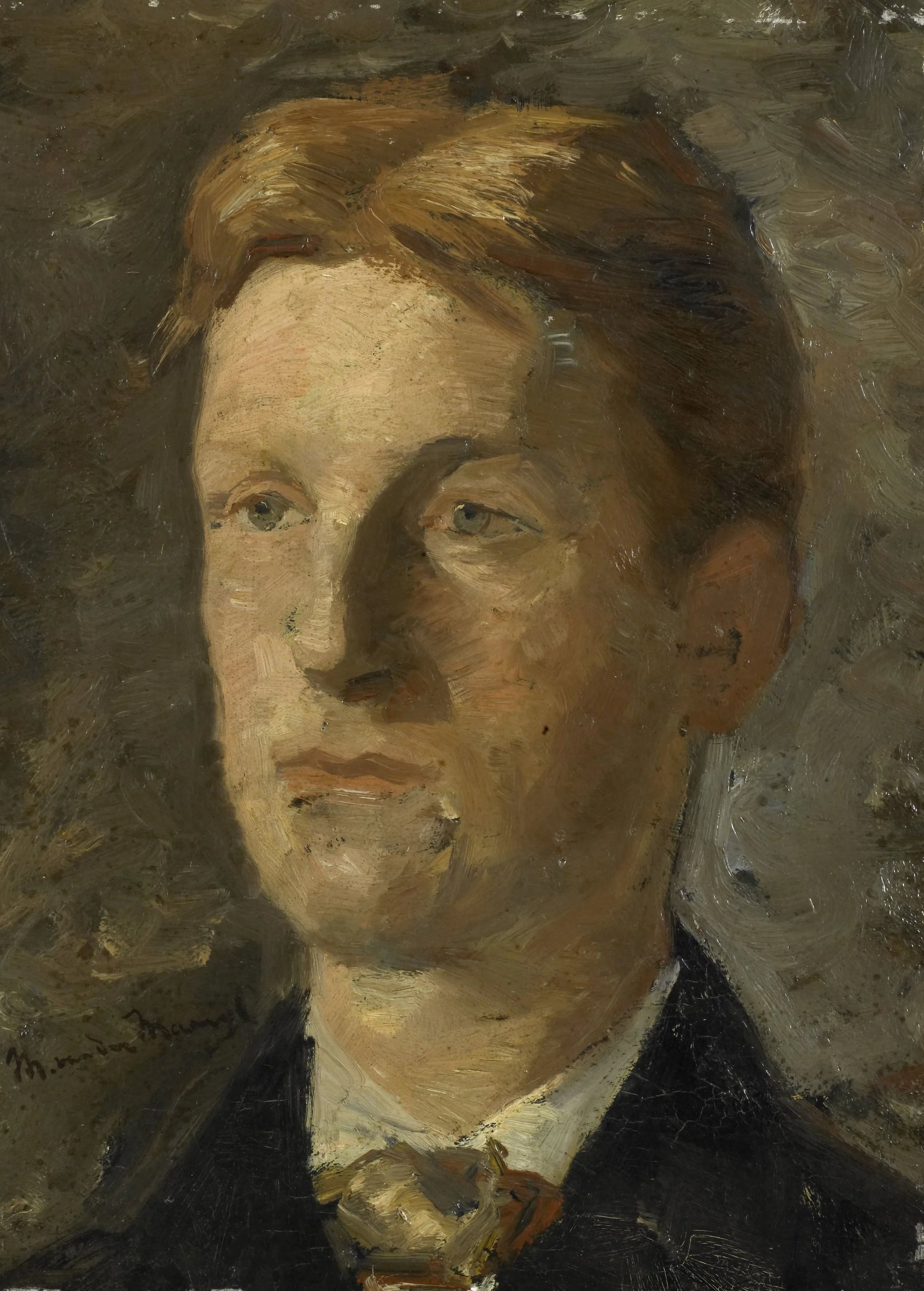 Adriaan Pit (1860-1944). Directeur van het Nederlands Museum voor Geschiedenis en Kunst te Amsterdam – Marinus van der Maarel (mentioned on object) Vintage Portrait Art Print | Wall Art Poster