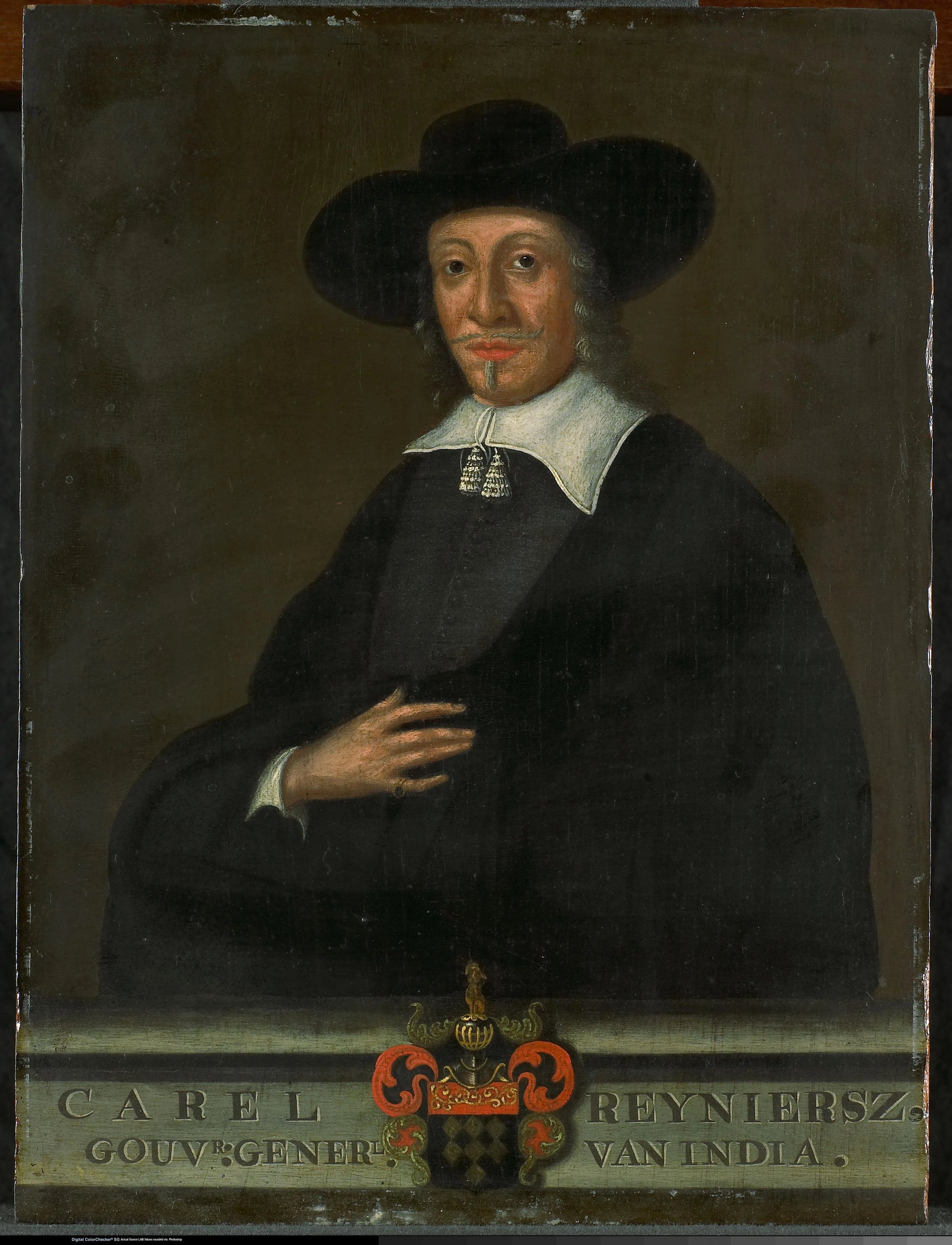 Portrait of Karel Reyniersz, Governor-General of the Dutch East Indies – copy after anonymous Vintage Portrait Art Print | Wall Art Poster