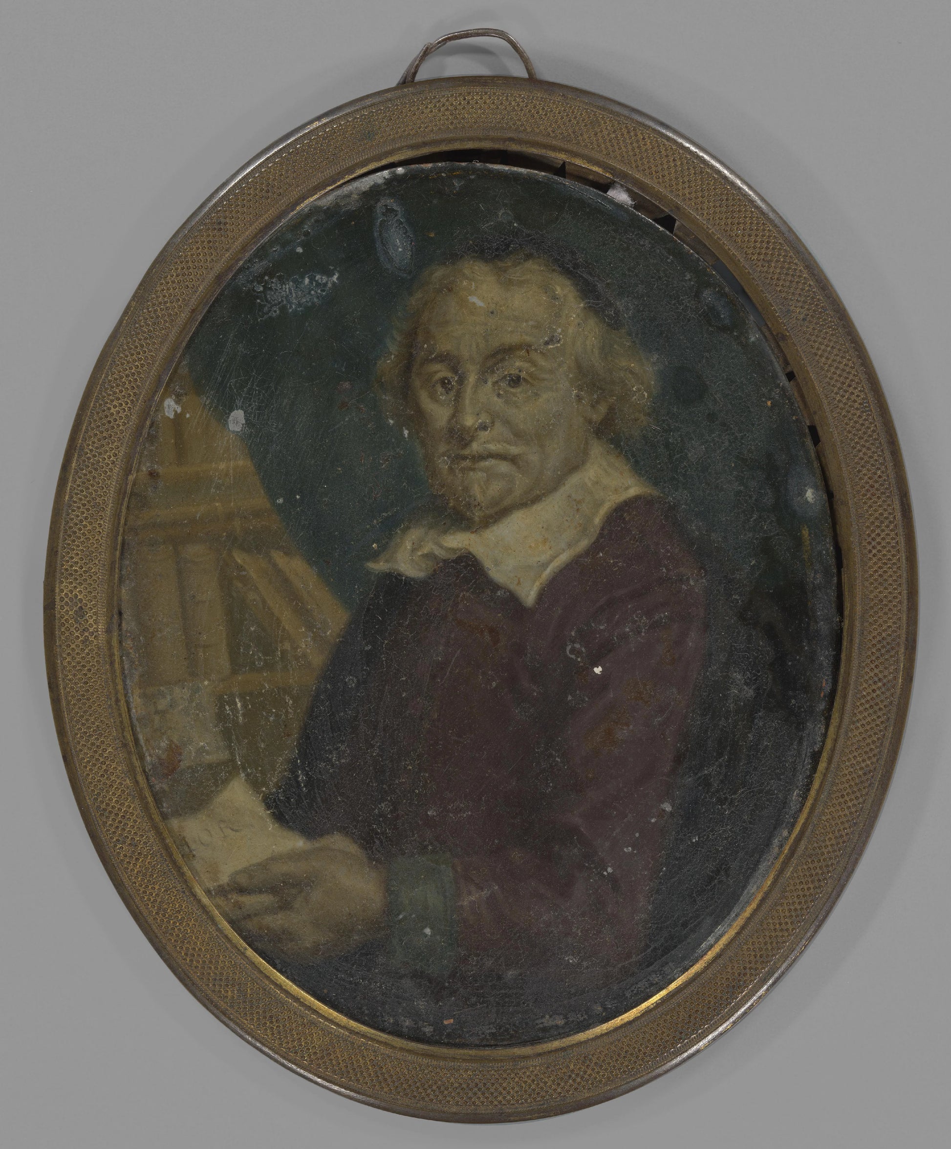 Joost van den Vondel, dichter en toneelschrijver – Arnoud van Halen Vintage Art Print | Wall Art Poster
