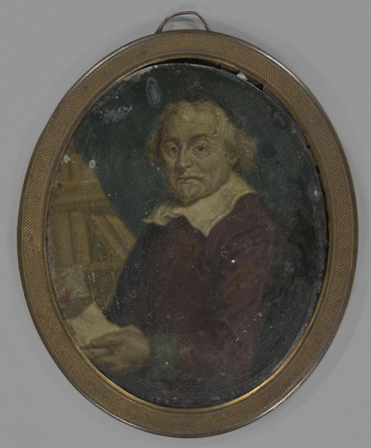 Joost van den Vondel, dichter en toneelschrijver – Arnoud van Halen Vintage Art Print | Wall Art Poster