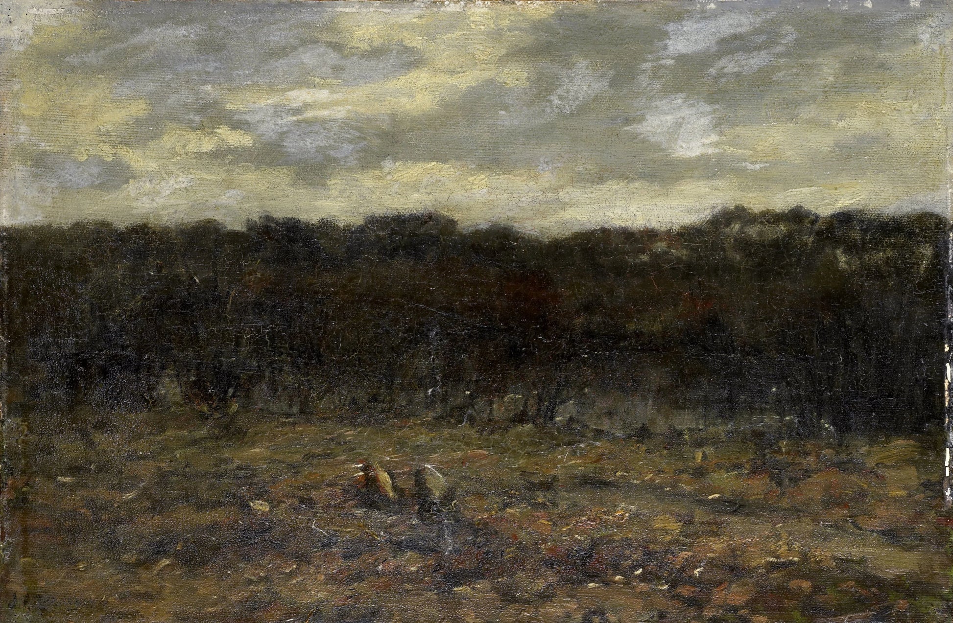 Vennetje op de heide – Jan Adam Zandleven (vermeld op object) Vintage Landscape Art Print | Wall Art Poster