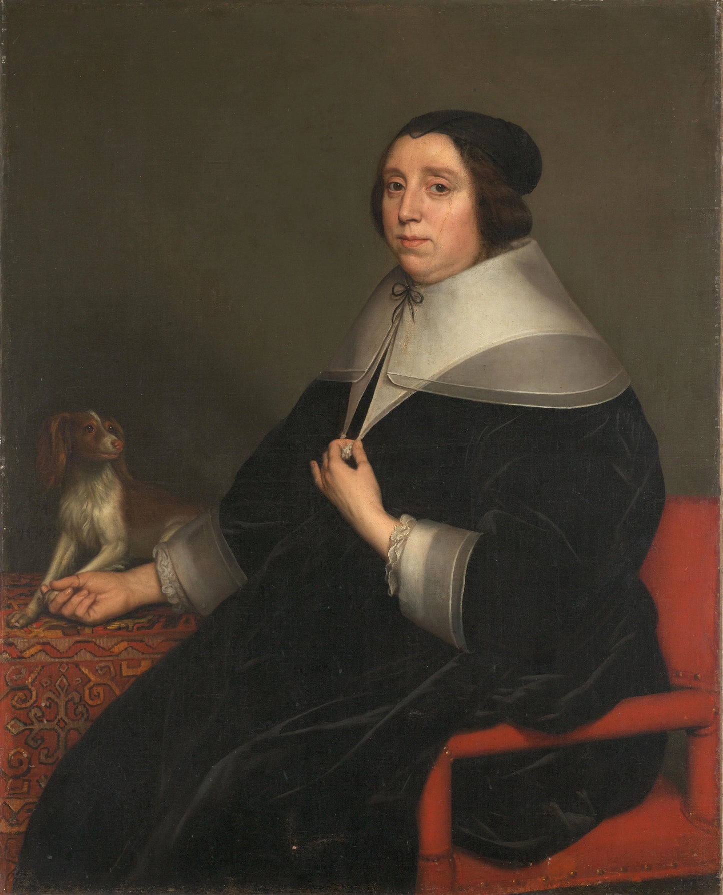 Sophia Coopmans, Wife of Gerard van Honthorst – Gerard van Honthorst (eigenhandig gesigneerd) Vintage Portrait Art Print | Wall Art Poster