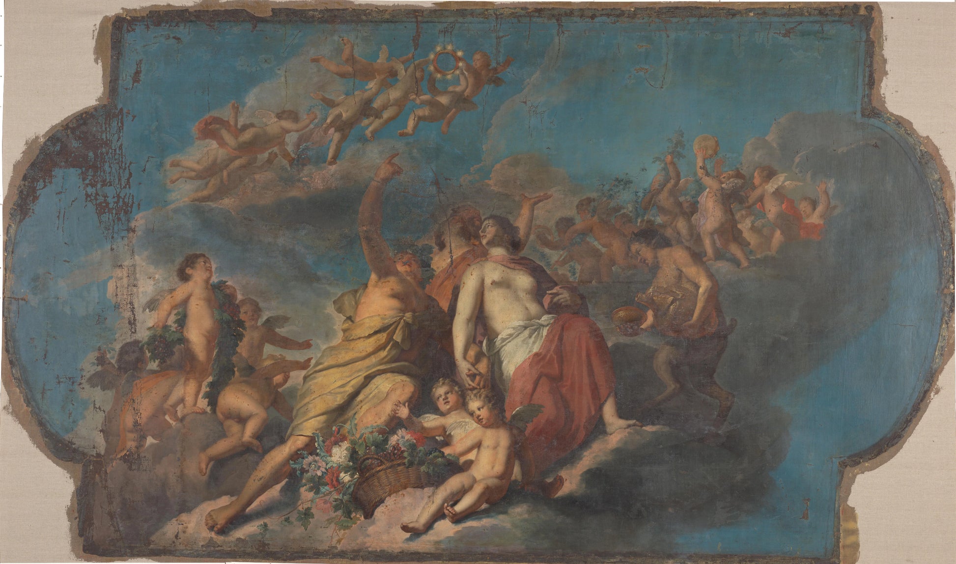 Venus and Bacchus – anonymous Vintage Art Print | Wall Art Poster