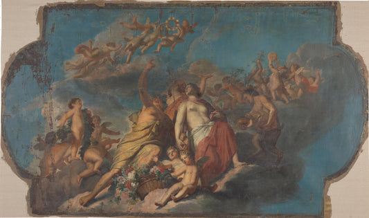 Venus and Bacchus – anonymous Vintage Art Print | Wall Art Poster