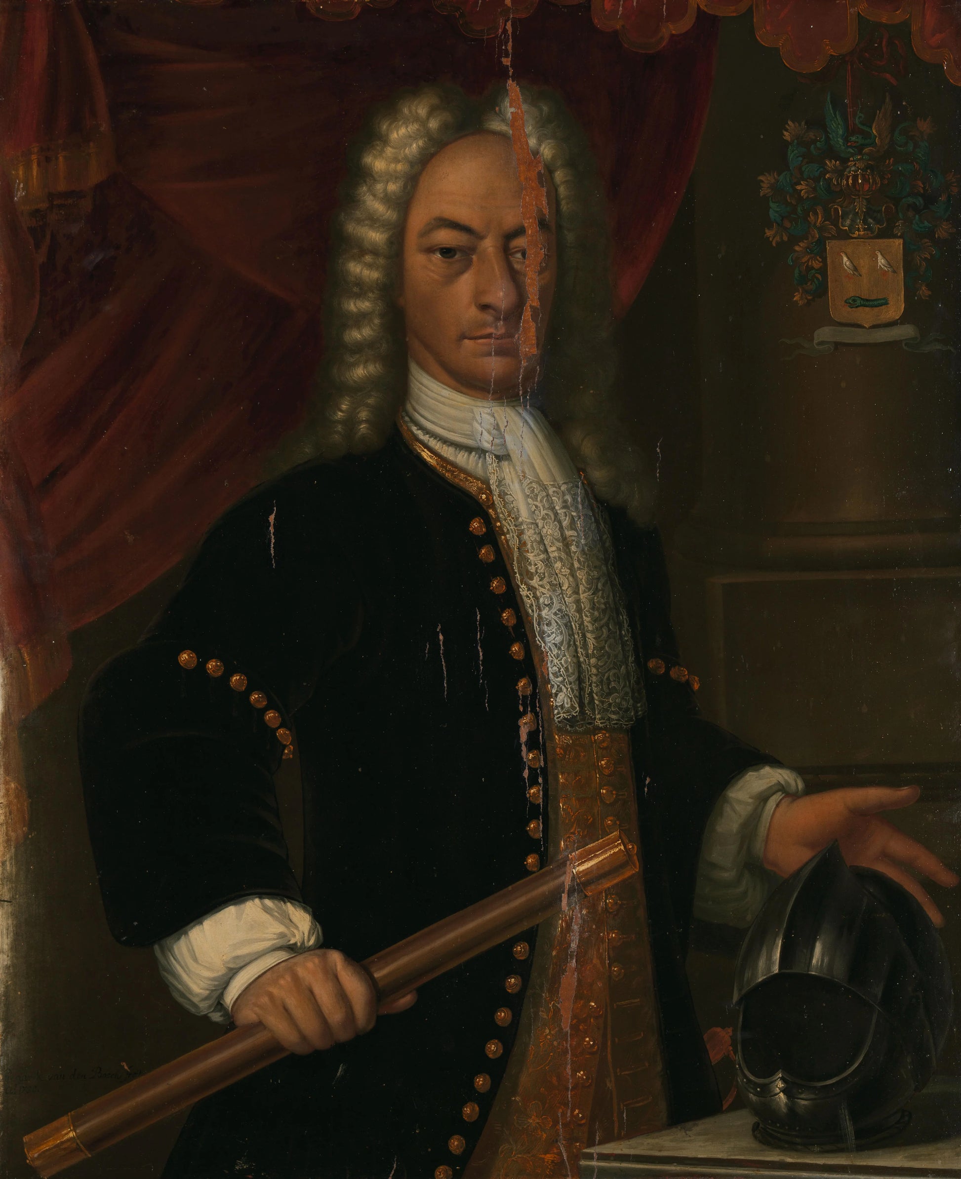 Portrait of Diederik van Durven, Governor-General of the Dutch East Indies – Hendrik van den Bosch Vintage Portrait Art Print | Wall Art Poster